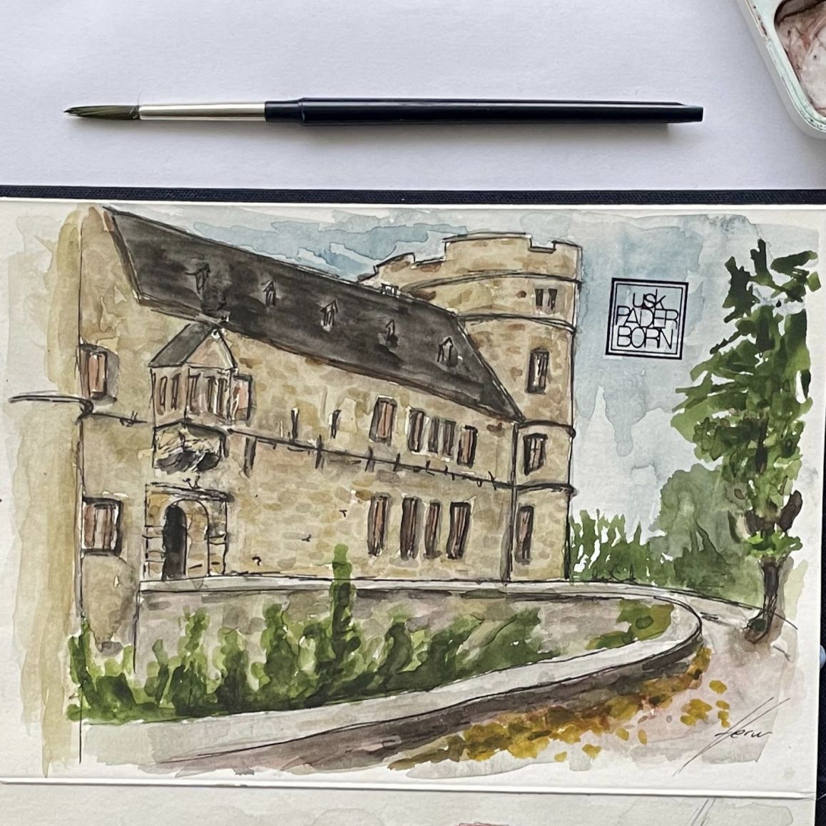 Urban Sketchers Paderborn_ Raphael